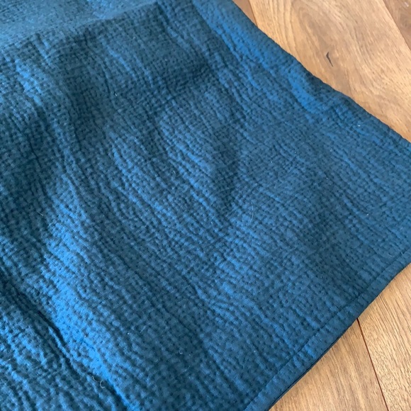 New West Elm textured European pillow sham - Picture 2 of 2